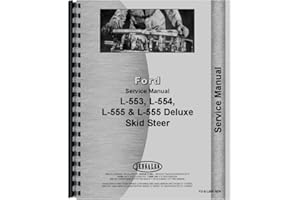 Jensales Service (Repair) Manual Compatible with New Holland L555 Skid Steer (Chassis)