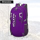 MAXTOP 40L Ultra Lightweight Packable Backpack Foldable Rucksack Water Resistant view 2