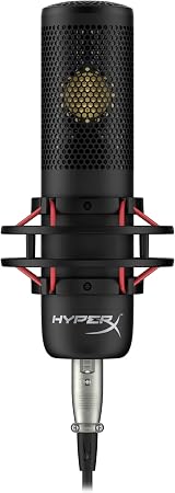 HyperX ProCast Large Diaphragm Condenser Mic XLR Black