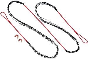 PATIKIL Bow String Replacement, Recurve Bowstring with Nock Point for Recurve Bow