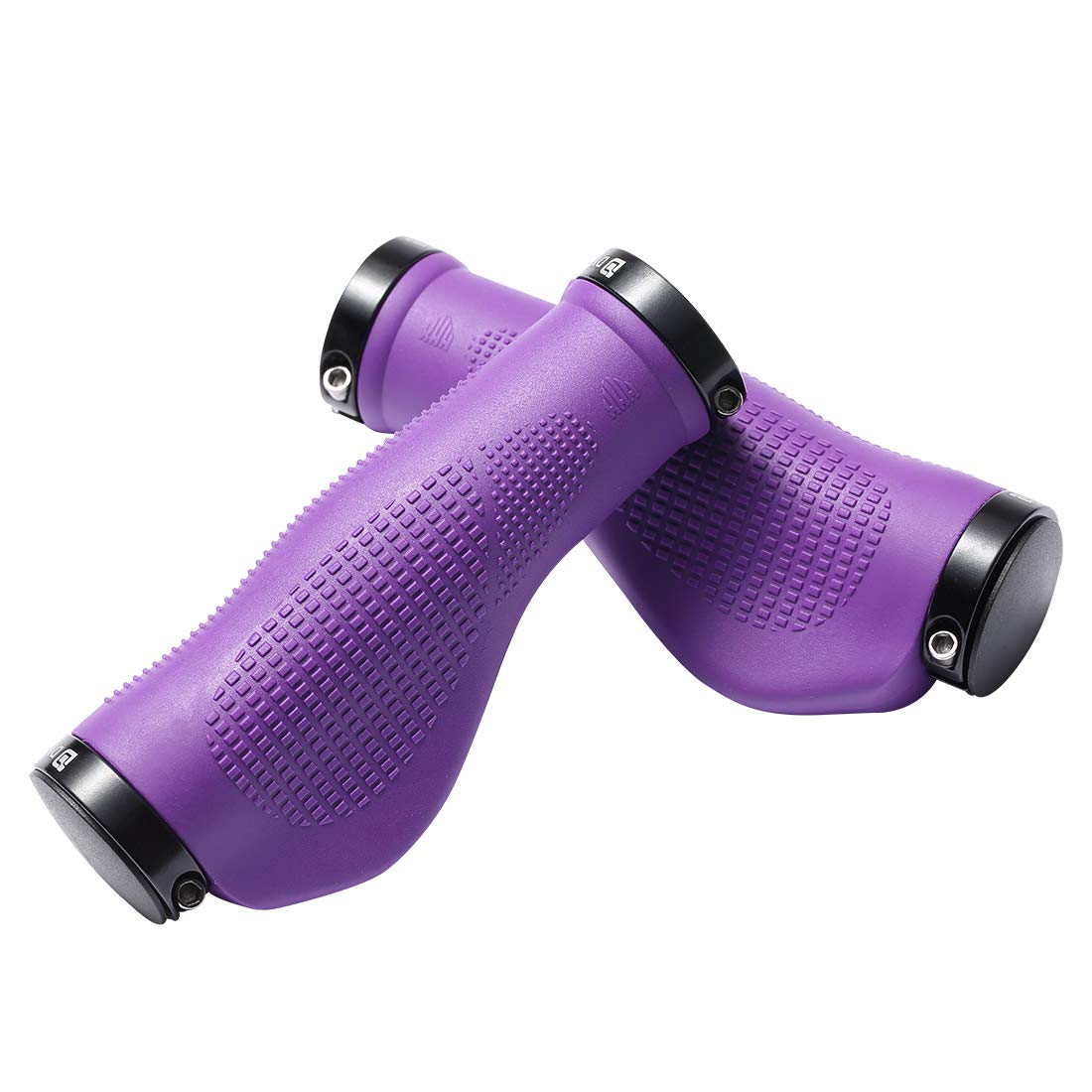 Dymoece Mountain Bike Handlebar Grips,Ergonomic Design Dual Lock-on for Bicycle MTB Cycling