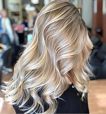 Buy Ugeat 16inch Front Lace Wig Wavy Piano Color Ash Brown