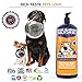 32oz Wild Alaskan Salmon Oil Liquid Supplement For Dogs & Cats, Helps Itchy Skin Allergies & Shedding, Omega 3 & 6 Fish Oil, Dry Skin & Healthy Shiny Coat, Enhances Heart & Joint Health, Bottle & Pump