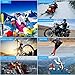 Wellovar Motorcycle Goggles,ATV Goggles Dirt Bike Ski Goggles Windproof Scratch Resistant Combat Goggles Adjustable UV Protective Safety Outdoor Glasses for Cycling, Climbing, etc