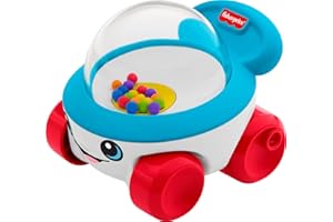 ​Fisher-Price Baby Toy Corn Popper Push-Along Vehicle with Sounds for Crawling Developmental Play Infants Ages 6+ Months ​