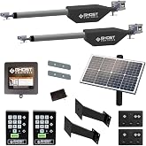 Ghost Controls Pro Dual Solar Automatic Gate Opener 30W Solar Panel and 2 Premium Wireless Keypads Bundle