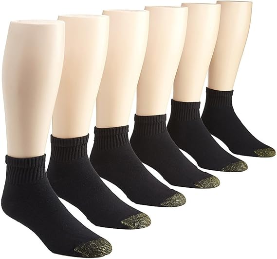 Gold Toe Men's 656p Cotton Quarter Athletic Socks Multipairs at Amazon Men’s Clothing store