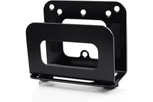 Gmailmall Adjustable Cable Box Wall Mount Or VESA Mount Behind The Monitor, for Mac mini,Switch,Roku,Mini PC,Routers, DVD Players, Streaming Media Player and More (Thickened Metal)