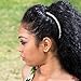 Hairzing Clip | Stretchy Hair Accessory for Women - Snug & Comfortable Banana Hair Comb for Thick, Thin, and Curly Styles - All-Day Hold (Medium, Silver)