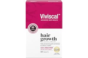 Viviscal Hair Growth Supplements For Women For Thicker, Fuller Hair, Nourishes Thinning & Loss, With Proprietary Collagen Complex, 60 Tablets, 1 Month Supply