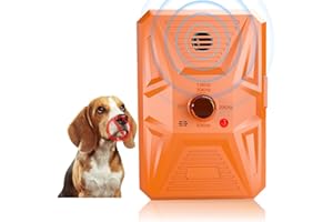 ZLYSYCM Dog Bark Deterrent Devices, Ultrasonic Barking Dog Silencer, Anti Barking Device for Dogs Indoor & Outdoor, Stop Neighbors Dog from Barking, Safe for Dogs & People
