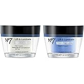 No7 Lift and Luminate Triple Action Face Cream - Day and Night Bundle - 1.69 fl oz Each - Hypoallergenic Day and Night Cream by No 7 - SPF 30 in Day Cream