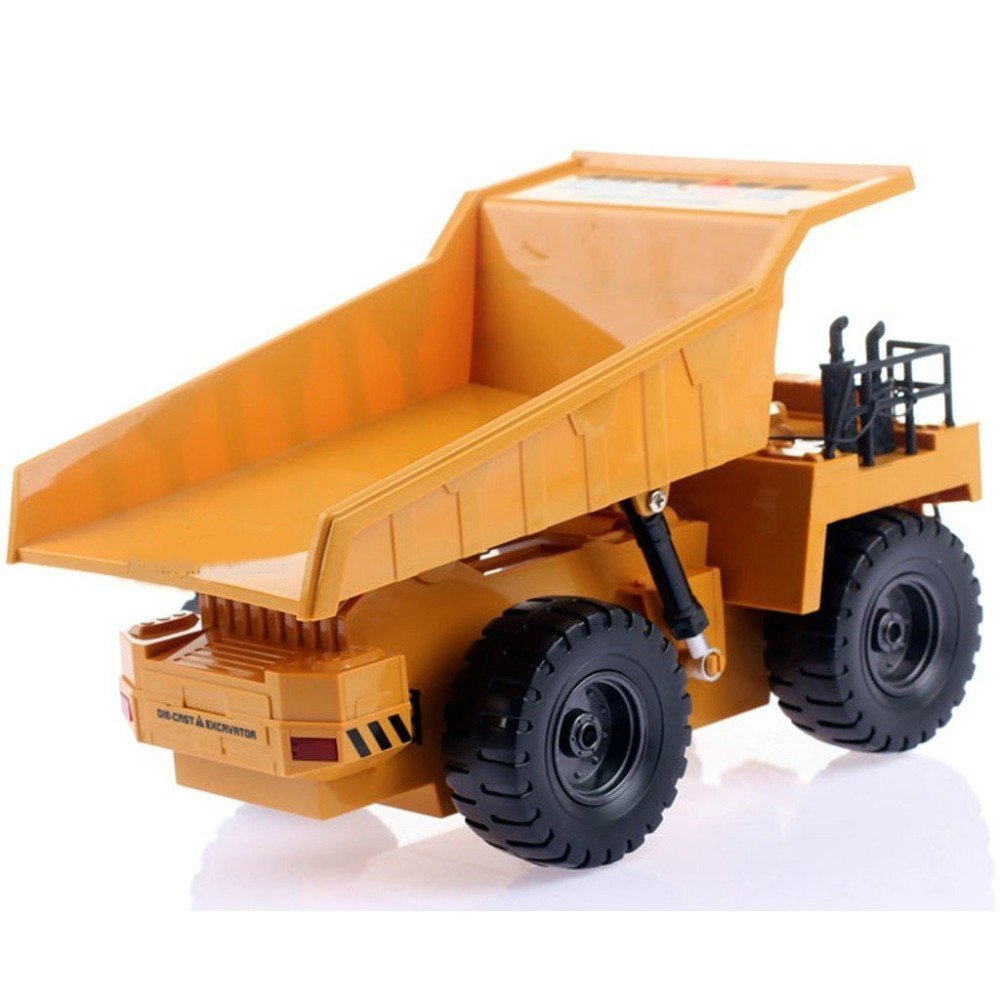 Top Race 6 Channel Full Functional Dump Truck, RC Remote Control