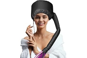 Safety Portable Hair Dryer Cap Bonnet Hooded Hairs Dryer Attachment for Fast Hair Drying with Elastic Band for Fixing Free Ha