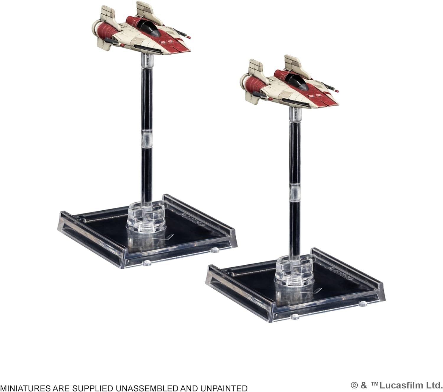 Star Wars X-Wing 2nd Edition Miniatures Game Rebel Alliance SQUADRON STARTER PACK - Strategy Game for Kids & Adults, Ages 14+, 2 Players, 30-45 Minute Playtime, Made by Atomic Mass Games
