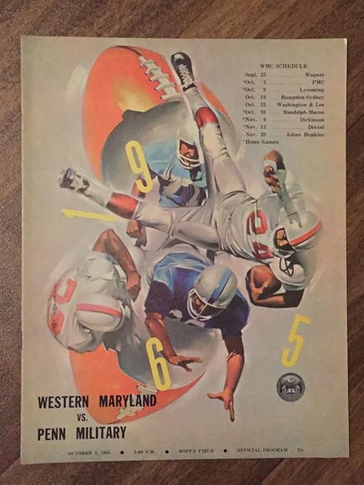 Amazoncom Penn Military Western Maryland College Football