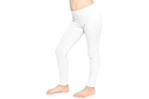 STRETCH IS COMFORT Girl's Cotton Footless Leggings | Stretchy | Size 2-16