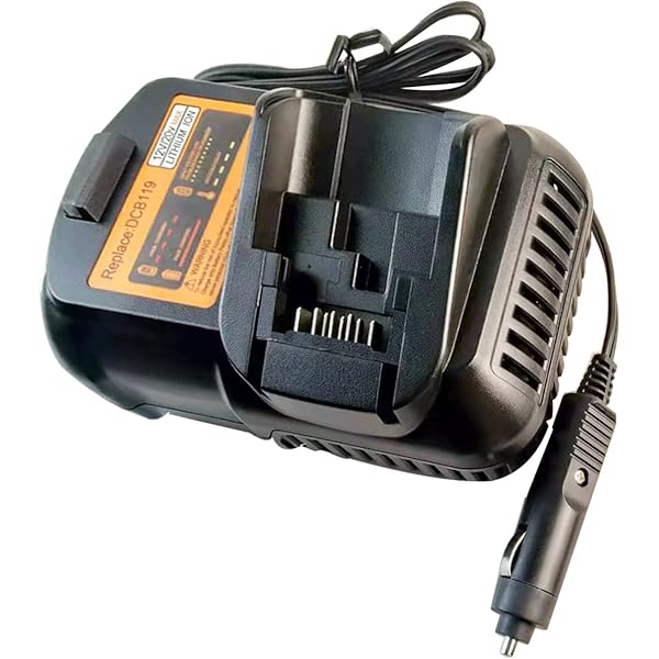 DEWALT 20V MAX LithiumIon Vehicle Battery Charger DCB119 The Home
