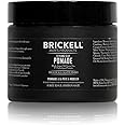 Brickell Men’s Styling Clay Pomade For Men, Natural & Organic with Strong Hold & Matte Finish, Product for Modern Hairstyles,