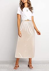 Ellames Women's 2 Pieces Half Slips for Under
