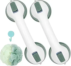 12 inch Grab Bars for Bathroom with Strong Suction Cup