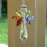 Yeyert Modern Rainbow Crystal Sun Catcher Pendant for Car & Home Decor view 1