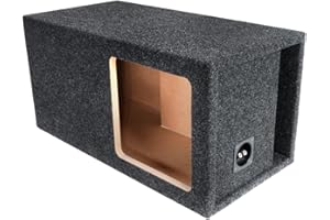 Atrend Made in The USA 12” SPL Vented Enclosure for Kicker Solo-Baric L5 & L7 | Premium 3/4" MDF, CNC Miter & Dado Construction | Airtight, Precision-Tuned Car Audio Subwoofer Box