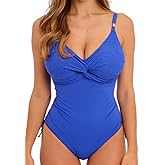 Fantasie Womens Beach Waves Underwire Twist Front Swimsuit with Adjustable Leg
