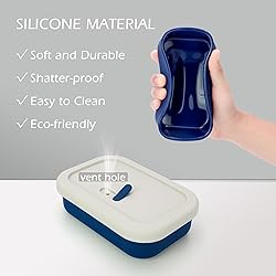 AIDIMMING Enhanced Leak Proof Travel Soap Case with
