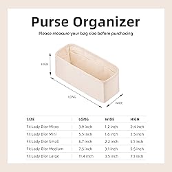 DGAZ Silk Purse Organizer Insert For Lady-Dior