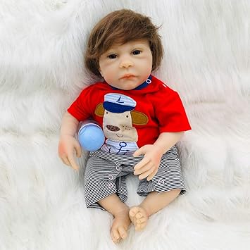 Amazon.es: Pursue Baby Real Life Reborn Baby Doll Reborn muñecas Bonitas 18 Pulgadas 45cm muñecas Reborn niña Hecha a Mano: Juguetes y juegos