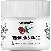 Tattoo Numbing CreamMaximum Strength: Numbing Cream for Tattoos, Extra Strength Numbing Cream - Up to 6 Hours Numbness for Multi-Purpose Use (White)