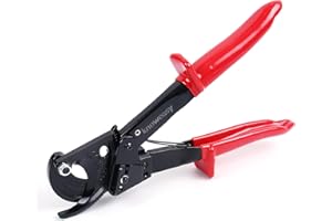 Knoweasy Cable Cutter and Ratchet Wire Cutter Works for Aluminum and Multi-core Cables up to 240mm²