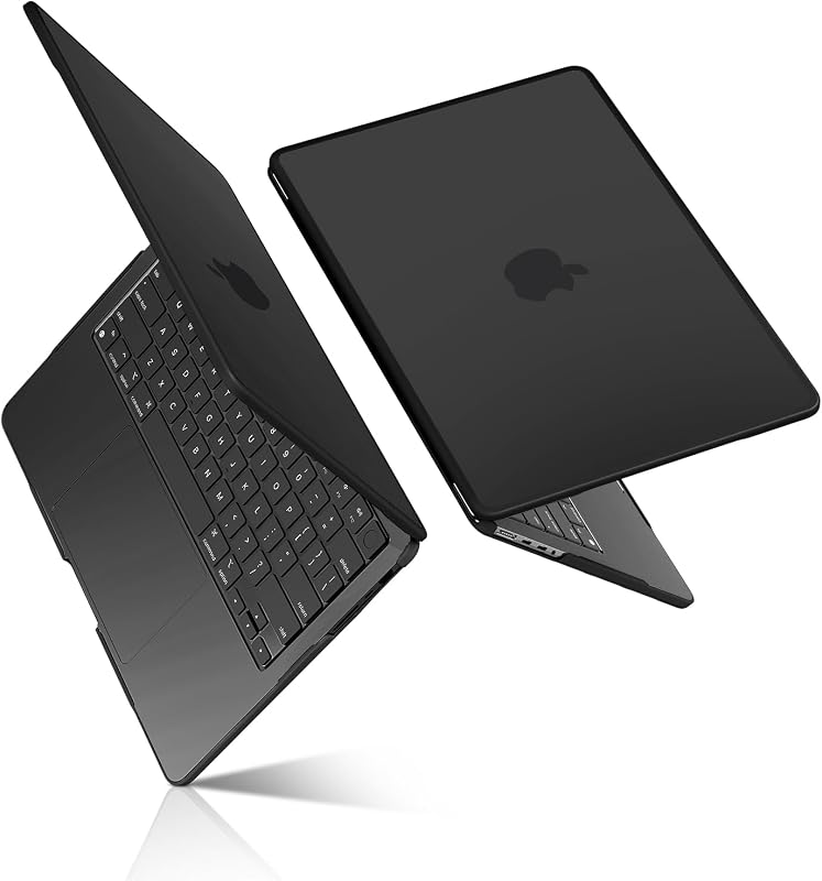 für MacBook Pro 14 Zoll Hülle M5 M4 M3 M2 M1 Bruchfest Mattschwarz