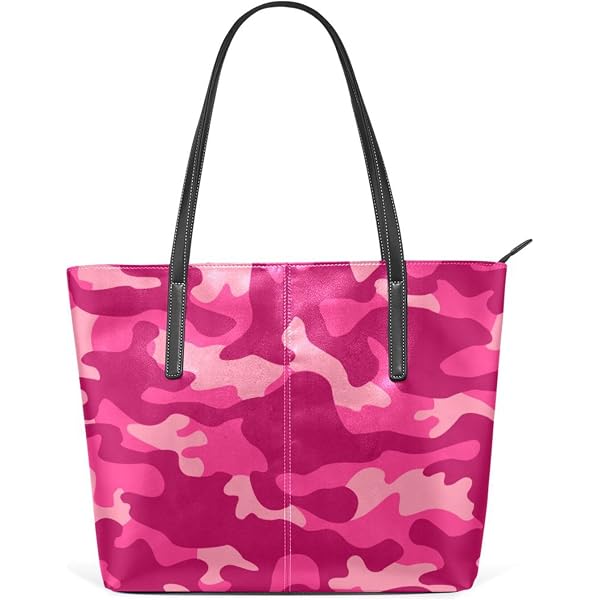 NFMILI Women's Colorful Camo Tote Bag - Small Crossbody Handbag With Inner Pocket, Polyester Cloth