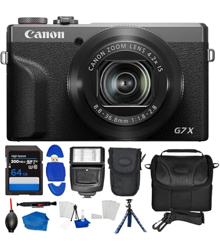 Amazon.com : Canon PowerShot G7 X Mark III Digital Camera (Black