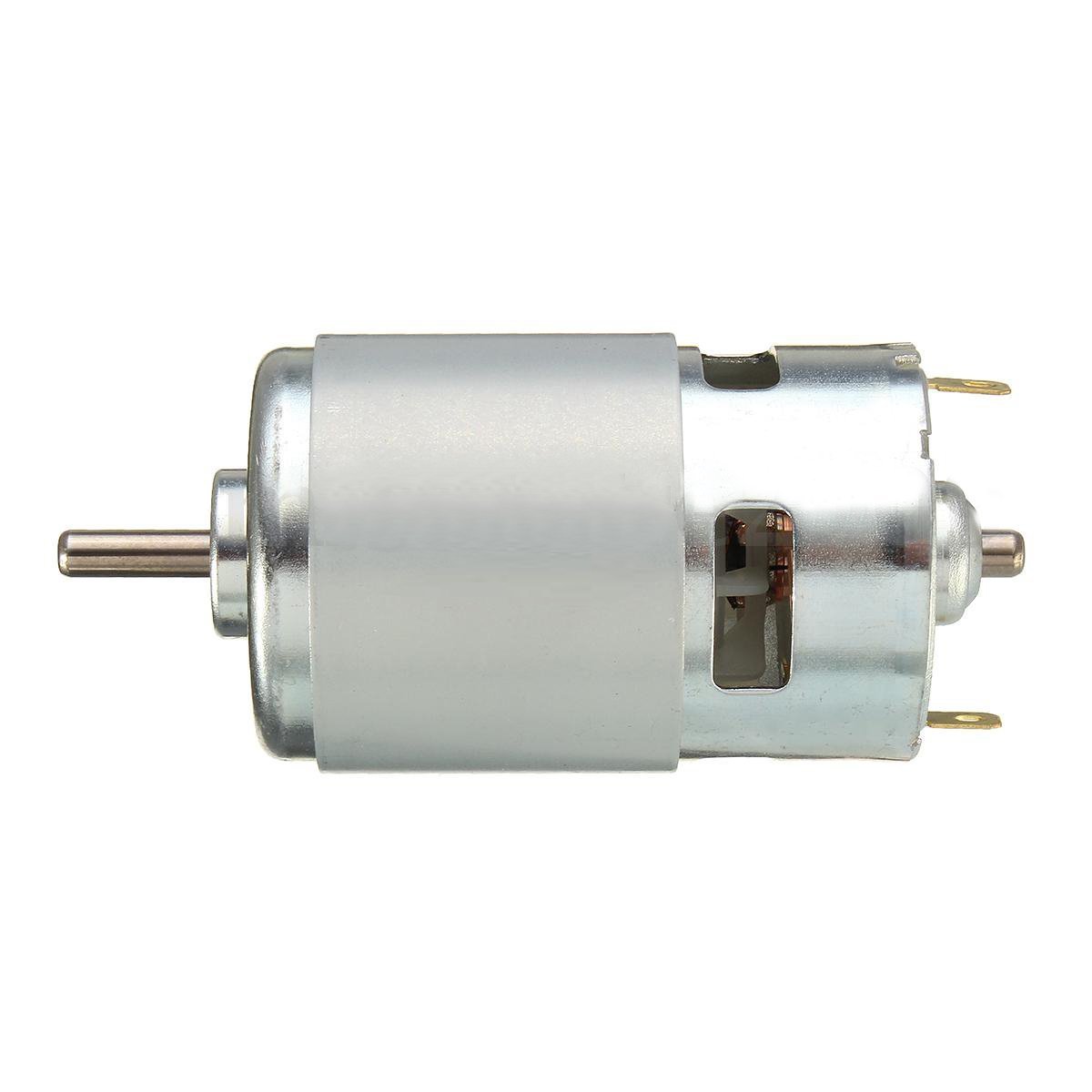 Qianson DC 775 Motor 12V-36V 24V 3500-9000RPM 775 Motor Ball Bearing Large Torque High Power Low Noise DC Motor for Electrical Tools: Industrial & Scientific