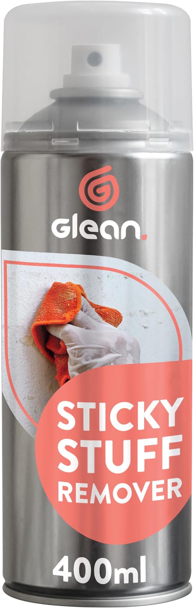 GLEAN Sticky Stuff Remover Gel Spray 2x400ml Goo Dissolver Multi-Surface