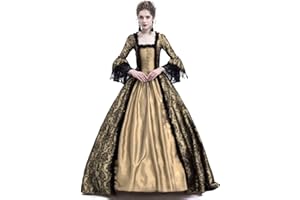 Feancey Renaissance Dress Women 2024 Plus Size Victorian Gown 1800s Cosplay Medieval Dress Flare Sleeve Lolita Princess Dress