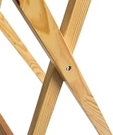 Home Vida Folding Wooden TV Dinner Laptop Snack Table Natural Pine Wood view 6