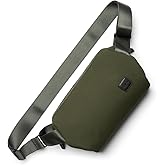 Bellroy Classic Sling (everyday 5 liter minimalist crossbody bag with internal organization, adjustable crossbody strap, and auto-compression system) - Olive