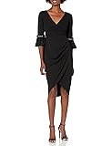 Adrianna Papell Women's Pearl Sleeve Crepe