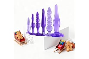 K9a-6 Different Sizes of Male Sports Plug Sets, Providing You with Diverse Choices and Experiences (Purple) Male Exercise Met