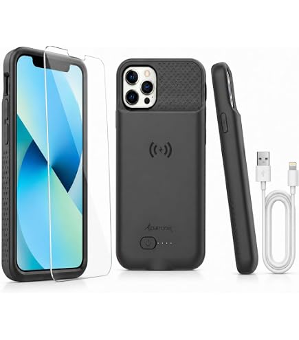 Amazon.com: Battery Case for iPhone 13 Pro Max,Upgraded 12000mAh