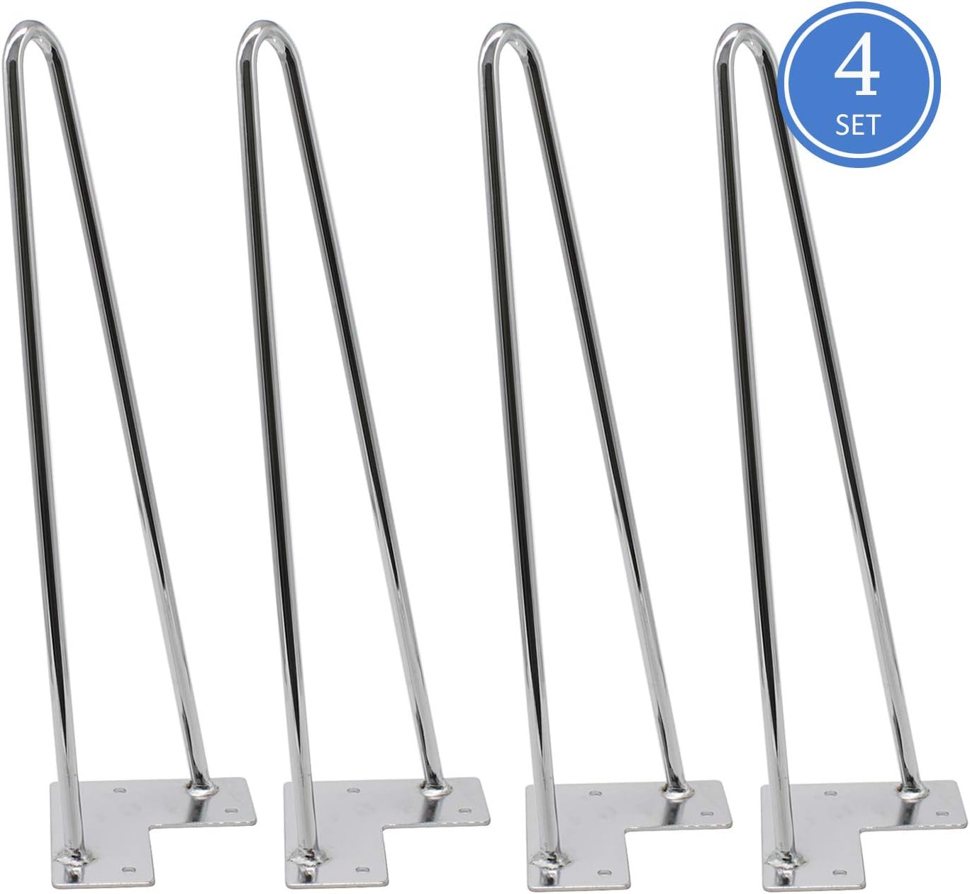 Best Table Legs 28 Inch Set Of 4 Chrome