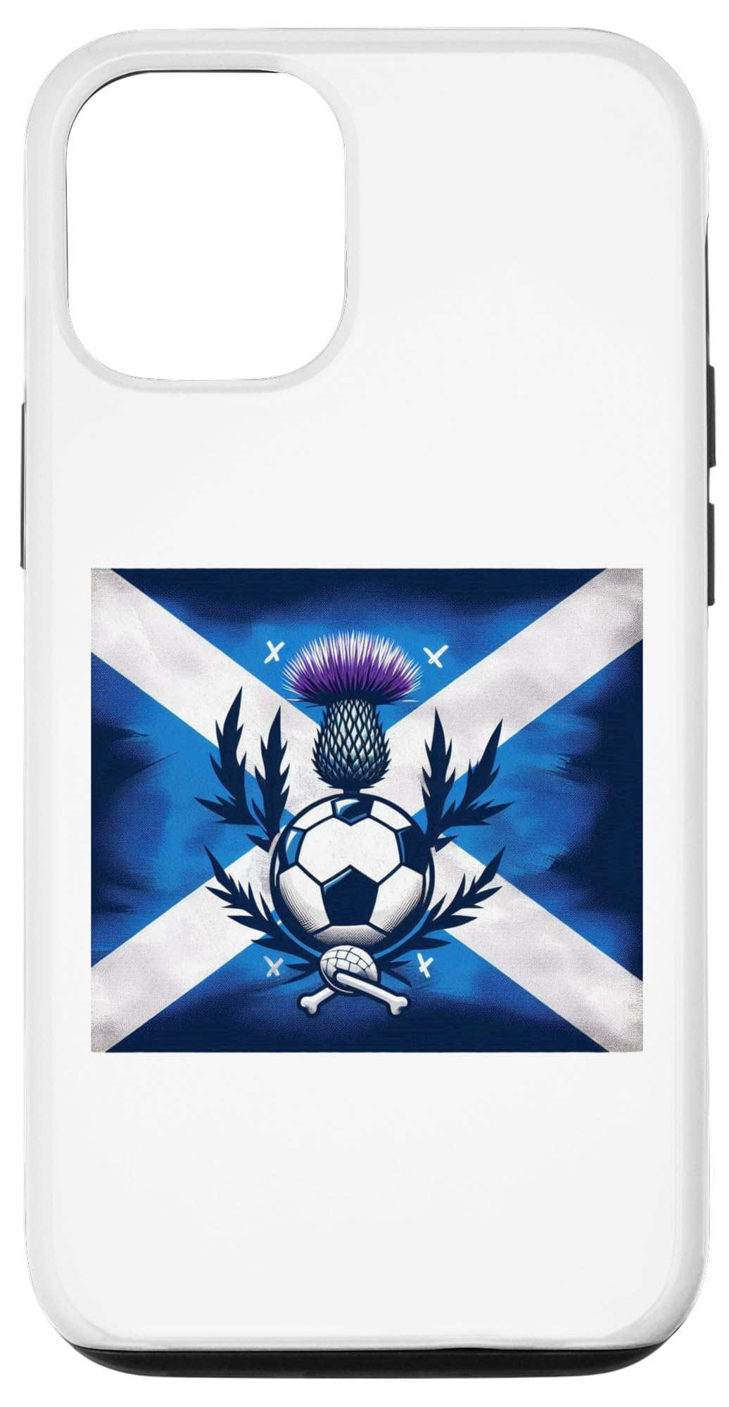 iPhone 13 Pro Scotland Saltire football thistle and haggis Case