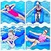 ludtom Inflatable Pool Floats Water Hammock for Adults 440lb Capacity Pool Float Swimming Pool Lounger No Pump Needed with Compact Carry Bag【2019 Upgraded】