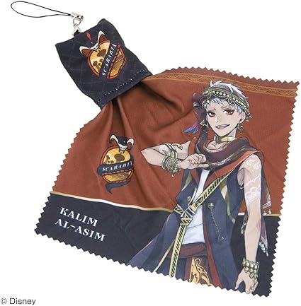 Amazon イングレム ディズニー ツイステッドワンダーランド ツイステ キャラフキン マルチクロス付ストラップ カリム アルアジーム Is Dmfst Dg ストラップ マスコット 通販