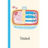 Cute Sardines Notebook: Quirky Coastal Journal with Lined Pages; Trendy Tinned Fish Themed Stationery