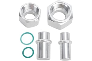 ASTIBYM Rear AC Block Off Kit, Aluminum Alloy Material, Compatible with Town Country 2004-2011 Car Essential Vehicle Accessory